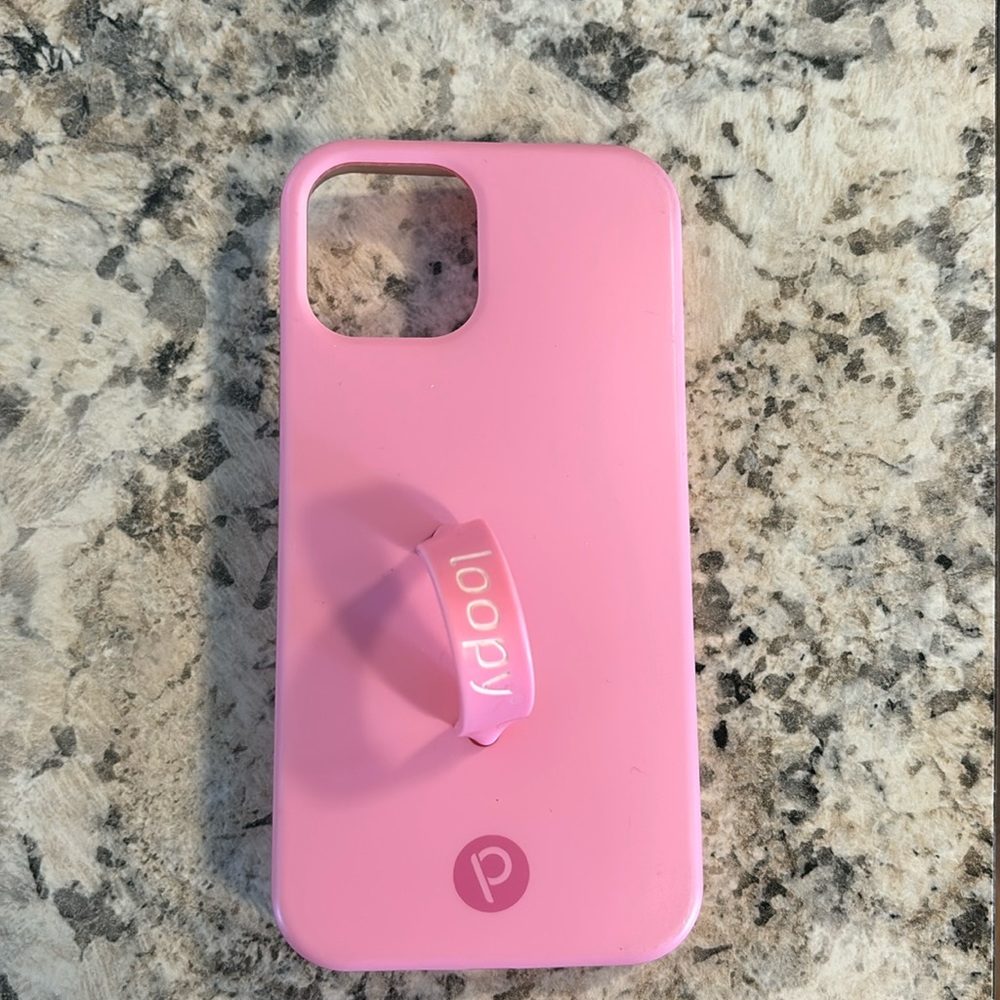 iPhone 12 Bublegum pink Loopy Case